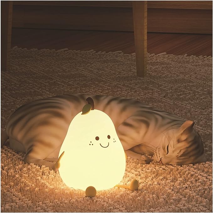 Pear Shaped Night Light, Pear-Shaped Fruit Night Light