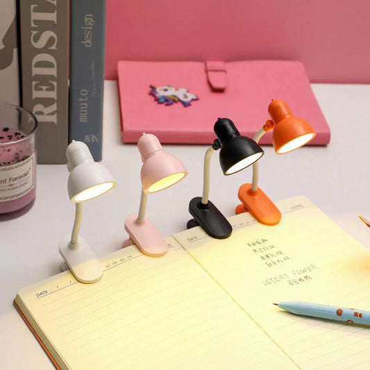 Quirky Book Reading Lamp With Clip - Perfect For Book Readers